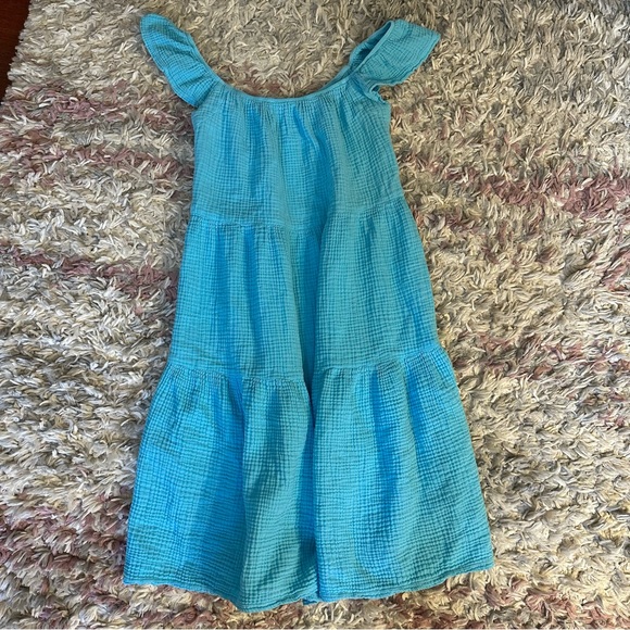 Nation LTD. Noa ruffled midi dress Turks and Caicos XS - Picture 2 of 4